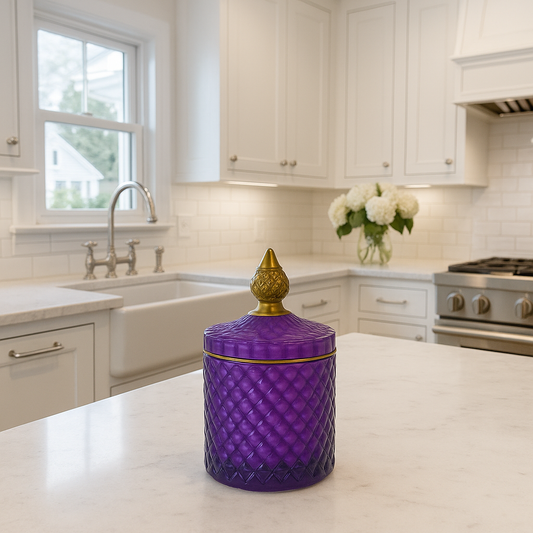 Large Luxe Candle - Purple