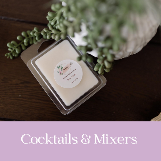 Scented Wax Melt Clams - Cocktails & Mixers