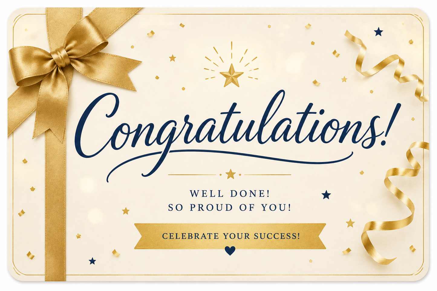 Congrats Online Gift Card