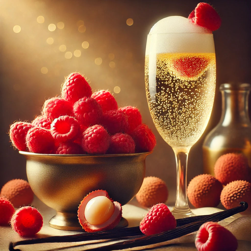 mummas melts champagne red raspberries