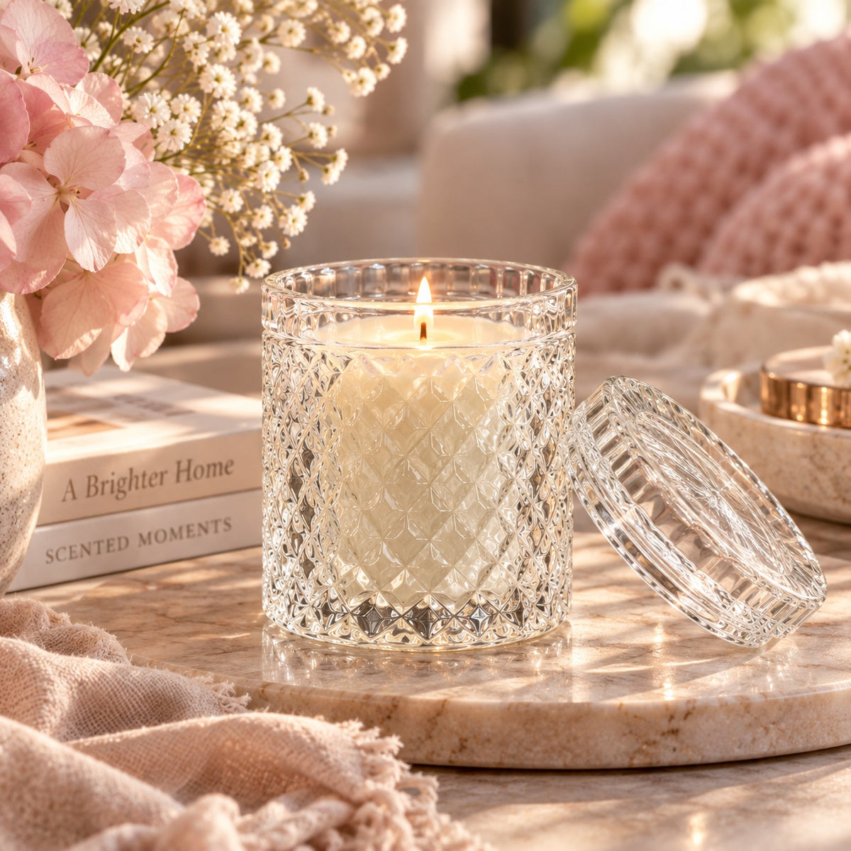Diamond Luxe Candle | Clear