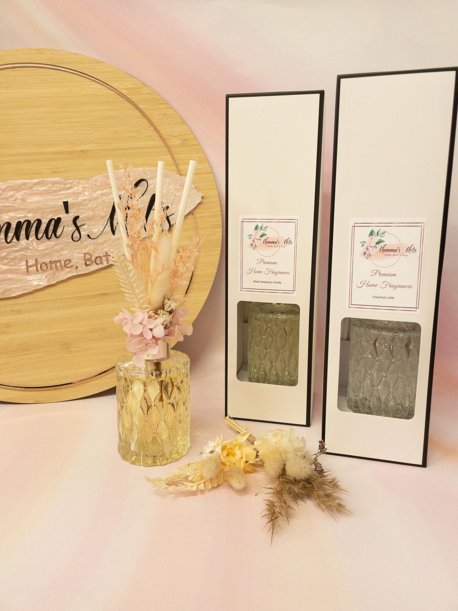 artisan dried floral diffuser mummas melts 