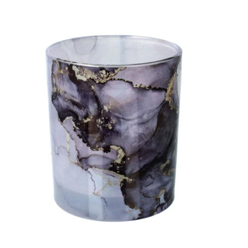 Purple Amethyst Agate Candle