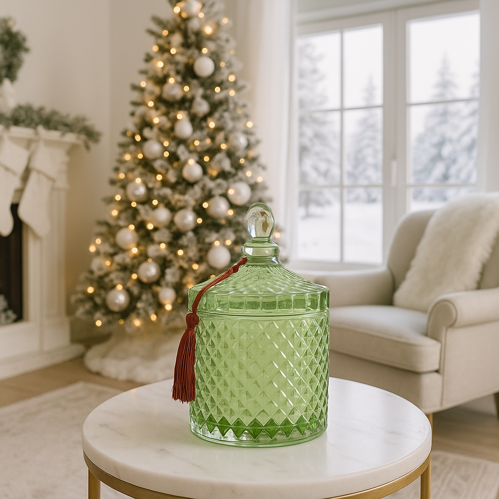 Christmas Luxe Candle - Green