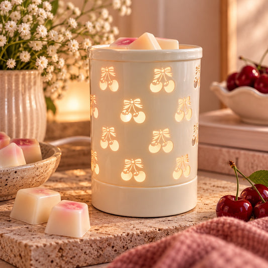 White Cherry Electric Warmer