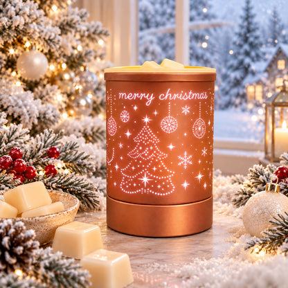 Christmas Cheer Electric Warmer | Rose Gold