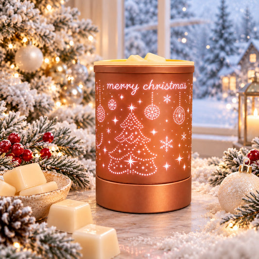 Christmas Cheer Electric Warmer | Rose Gold