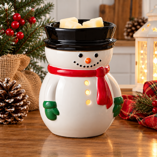 Snowman Christmas Wax Melt Warmer | Electric Warmer