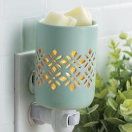 Soft Mint Pluggable Electric Warmer