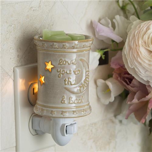Love you to the moon Pluggable Electric Warmer