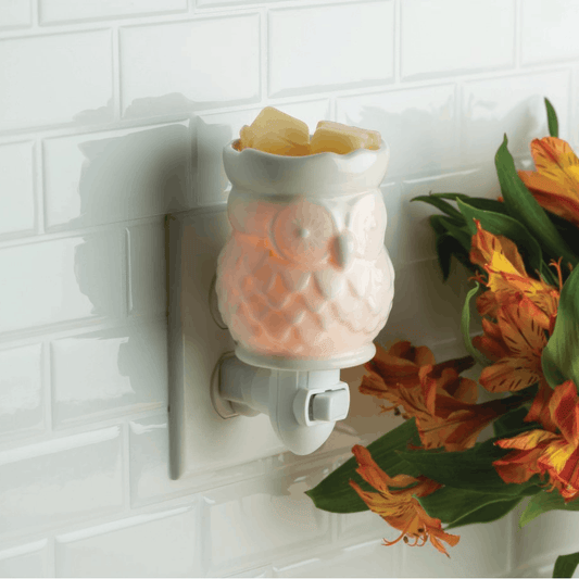 White Owl Pluggable Electric Warmer
